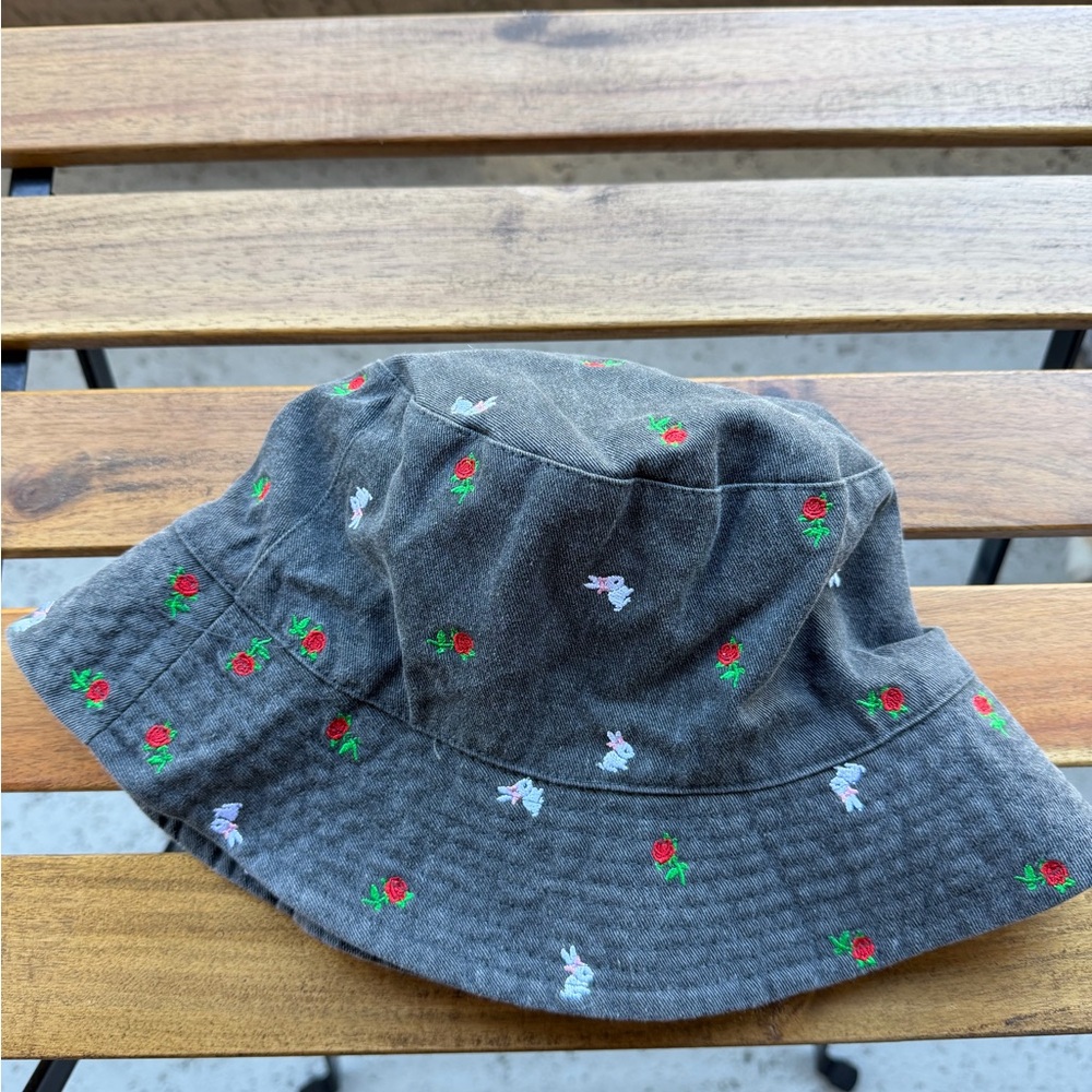 Urban Outfitters Embroidered Bucket Hat